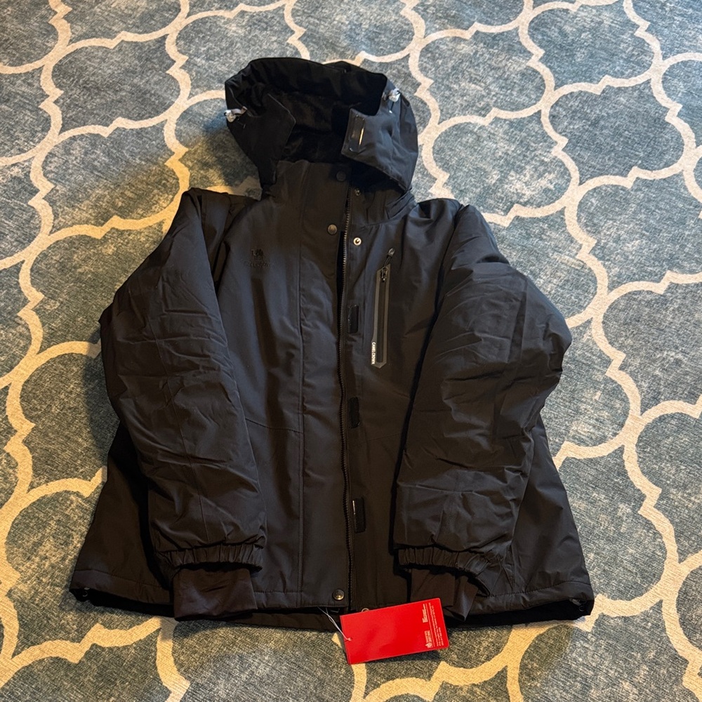 Camel Crown Women’s Ski Jacket with removable hood, XL NWT